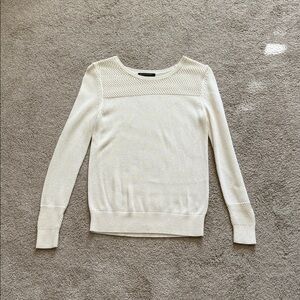 Banana Republic Cream Crew Neck Sweater